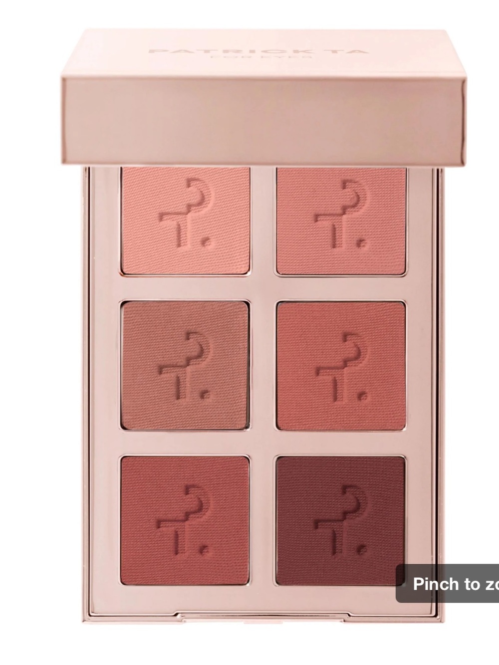 Patrick Ta Warm Rose Mauve 6-Shade Eyeshadow Palette